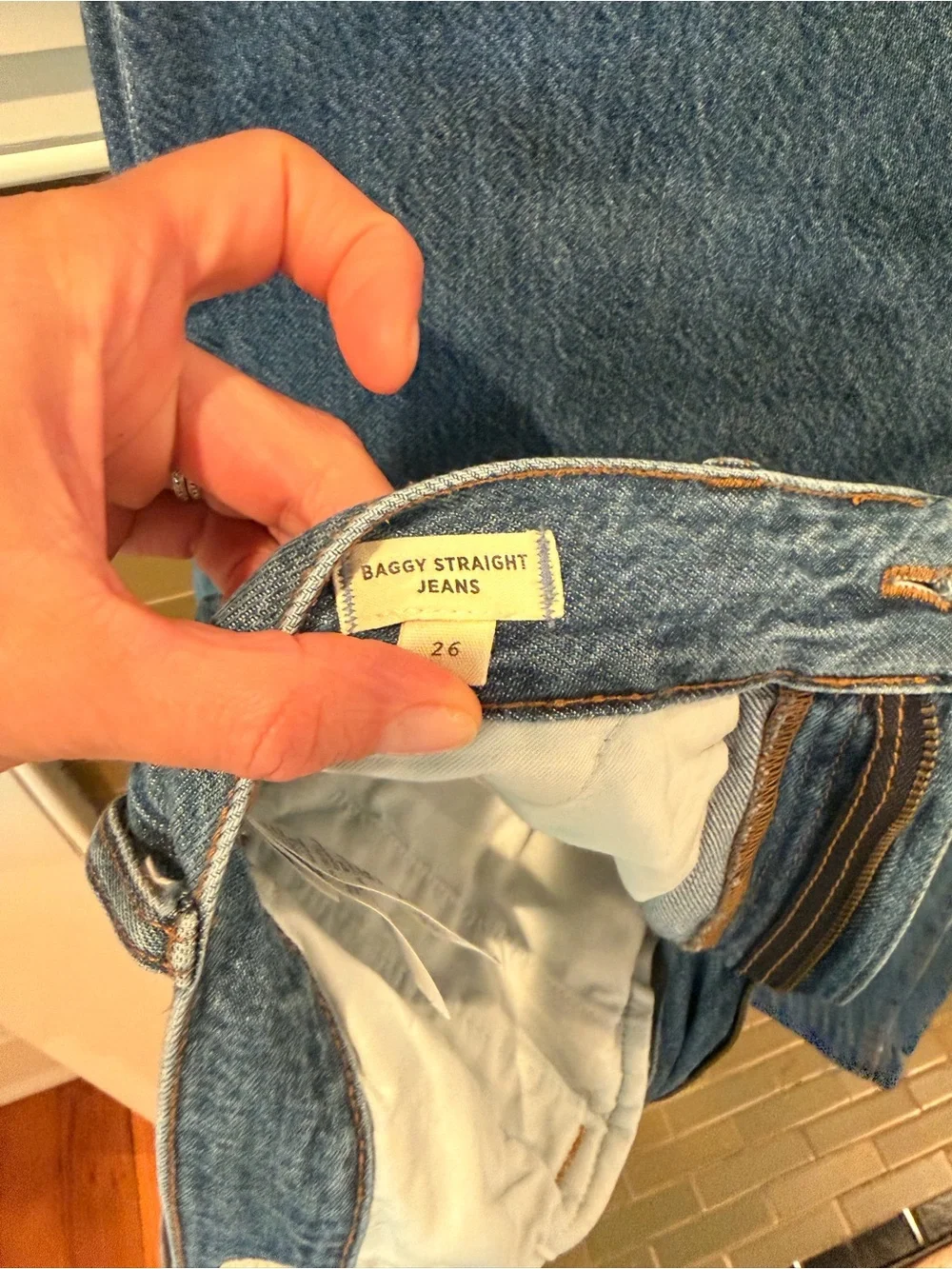 Madewell High-Rise Blue Denim Jeans